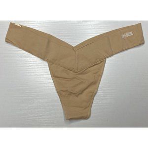 NWT VS PINK Tan Extra-Low Rise Thong Medium